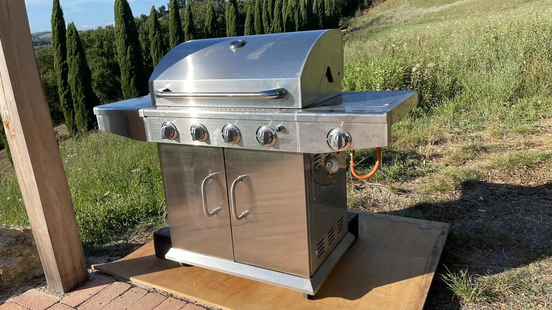 アパート Cottage Con Piscina Immerso Nel Verde Delle Crete Senesi アッシャーノ